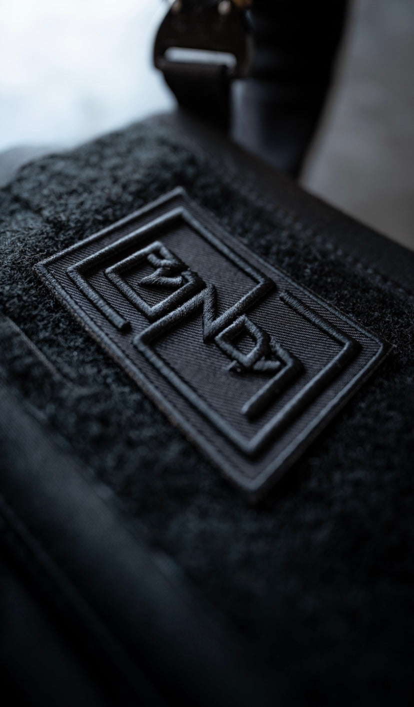 Panda X ItsFlippers murdered out Patch