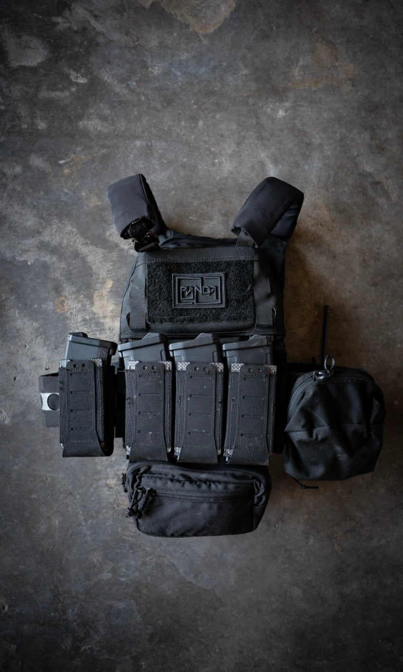 Panda X ItsFlippers murdered out Patch